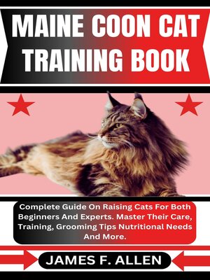 cover image of MAINE COON CAT TRAINING BOOK